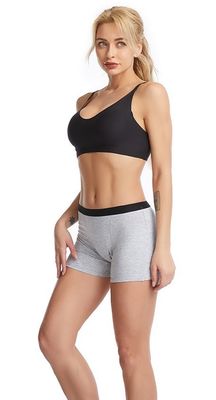Sleep Sliding Waterproof Period Proof Shorts Plus Size 4 Layers Women'S Boxer Knitted Cotton Period