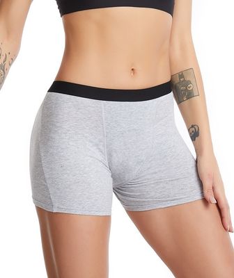 Sleep Sliding Waterproof Period Proof Shorts Plus Size 4 Layers Women'S Boxer Knitted Cotton Period