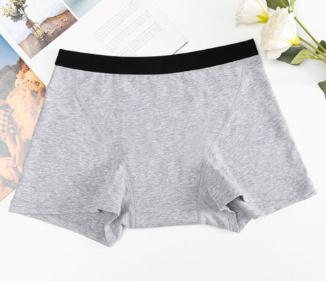 Sleep Sliding Waterproof Period Proof Shorts Plus Size 4 Layers Women'S Boxer Knitted Cotton Period