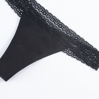 Leak Proof Reusable Period Panties Thong Underwear Breathable Cotton Sexy Lace Design