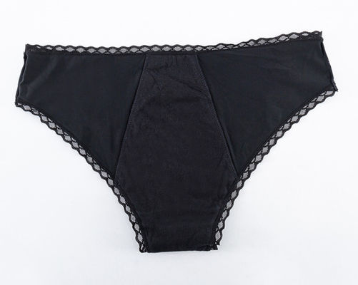 Plus Size Leakproof 4 Layer High Absorbency Menstrual Briefs Lace Period Panties Resusable Cotton Period Underwear