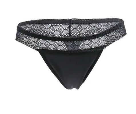 Nylon Women'S Sanitary Period Panties Underwear Four Layers G-String Lace Thong Sexy Menstrual