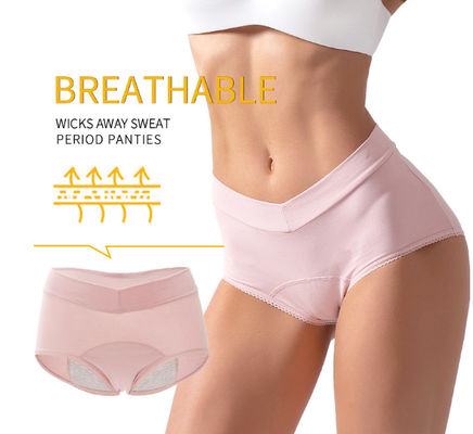 Postpartum Reusable Period Panties For Heavy Flow Plus Size Cotton 3 Layer