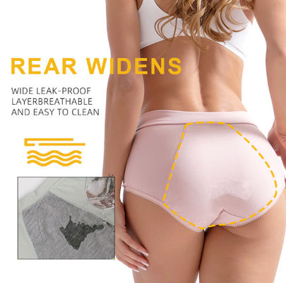 Postpartum Reusable Period Panties For Heavy Flow Plus Size Cotton 3 Layer