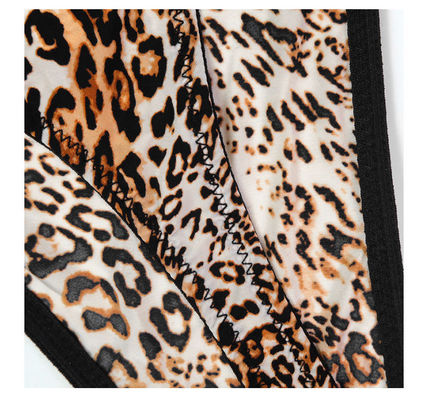 Sexy Womens Underwear G String Leopard Girls Low Waist Panties Slutty Thin Shine Belt Adjustable