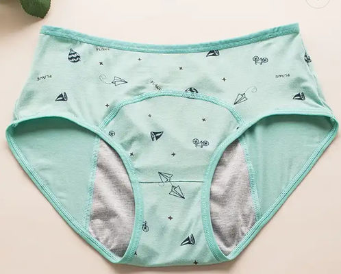 Teen Girls 3 Layers Period Underwear Leakproof Super Absorbent Menstrual Panties For Teenage Girls Physiological Panty