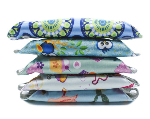 Cloth Reusable Sanitary Pads Black Feminine Bamboo Period Pads Breathable